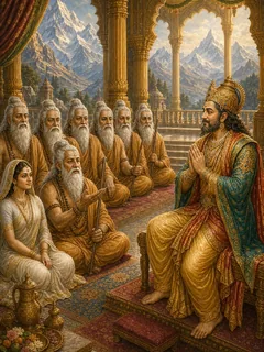 शिव और पार्वती के विवाह का कथा-चित्र
