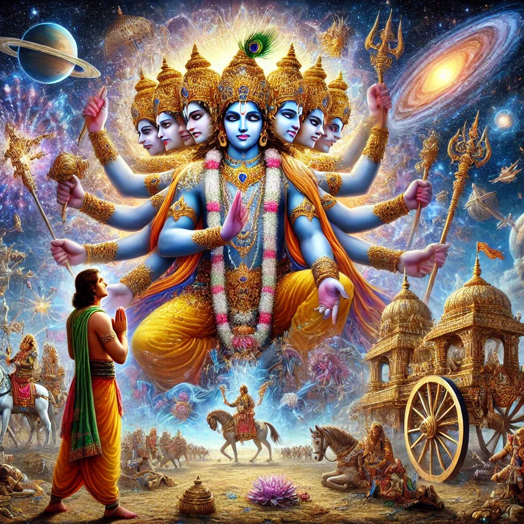 विश्व-रूप, कृष्ण का ब्रह्मांडीय रूप