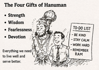 The Four Gifts of Hanuman