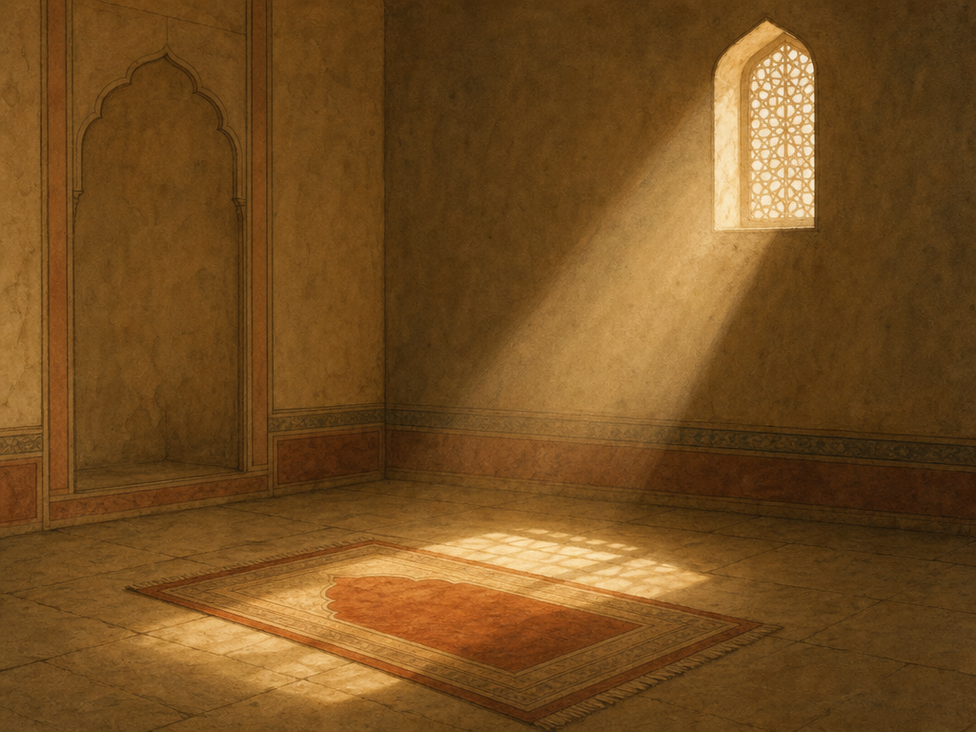 Soft daylight falling into a quiet room — raag Gauri