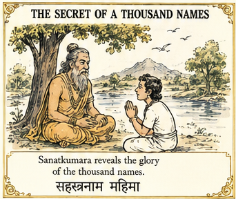 Sanatkumara reveals the glory of the thousand names