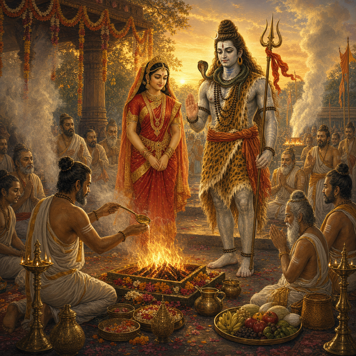 The story of Daksha's yajna and Sati