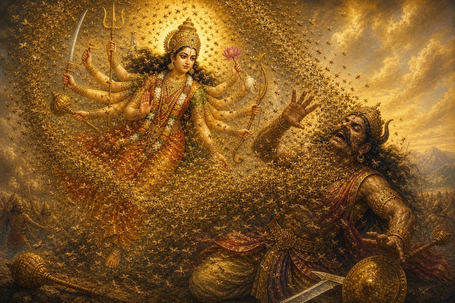 Bhramari Devi and the slaying of Arunasura