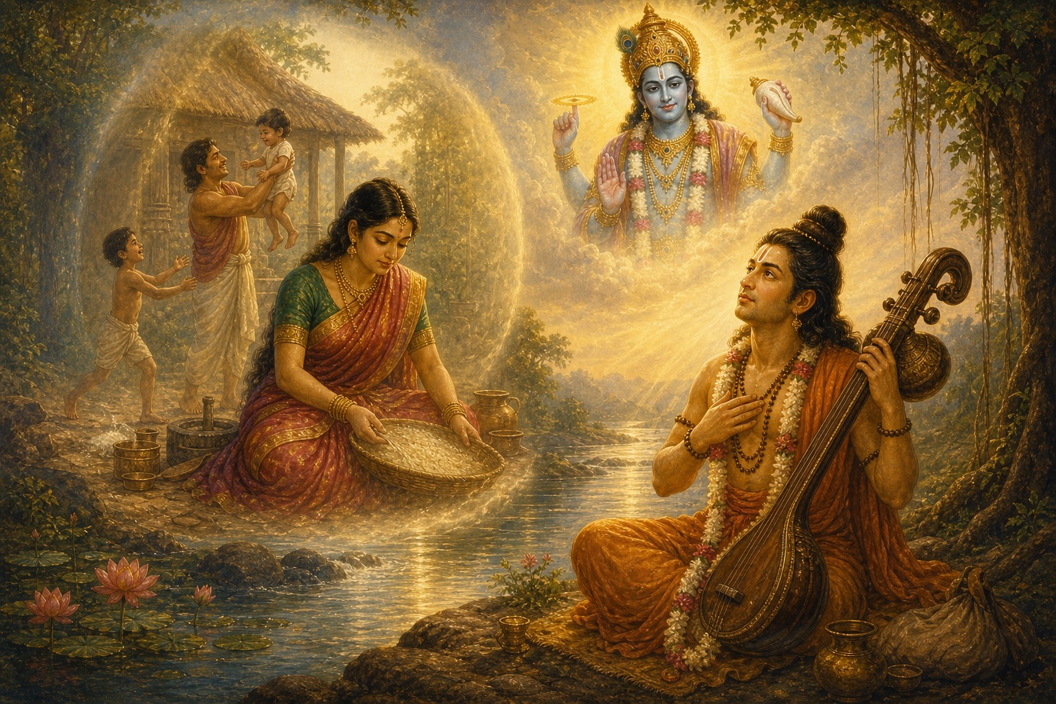 Narada becomes a woman: the secret of maya