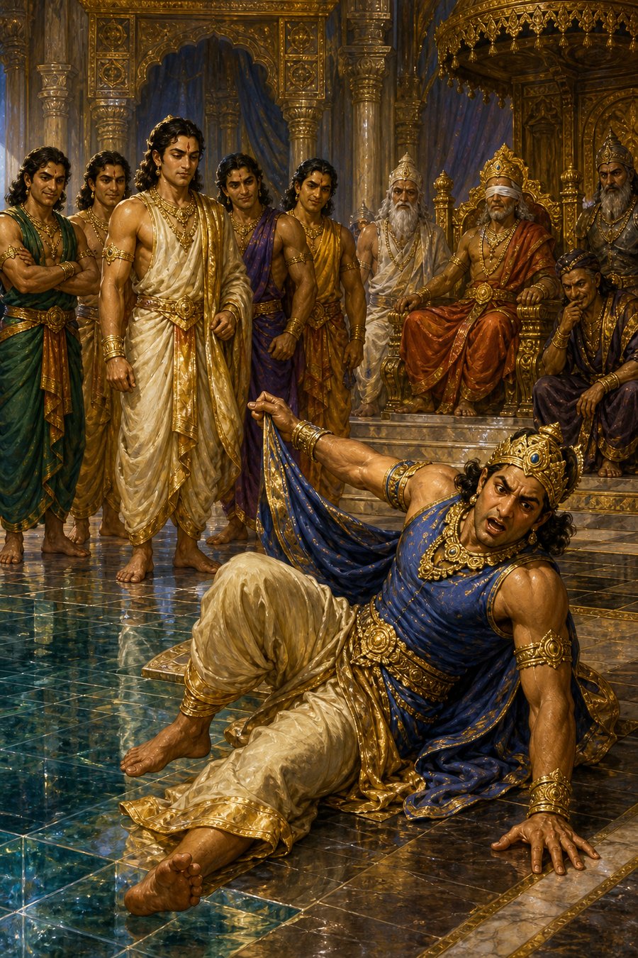 द्यूत-सभा में द्रौपदी