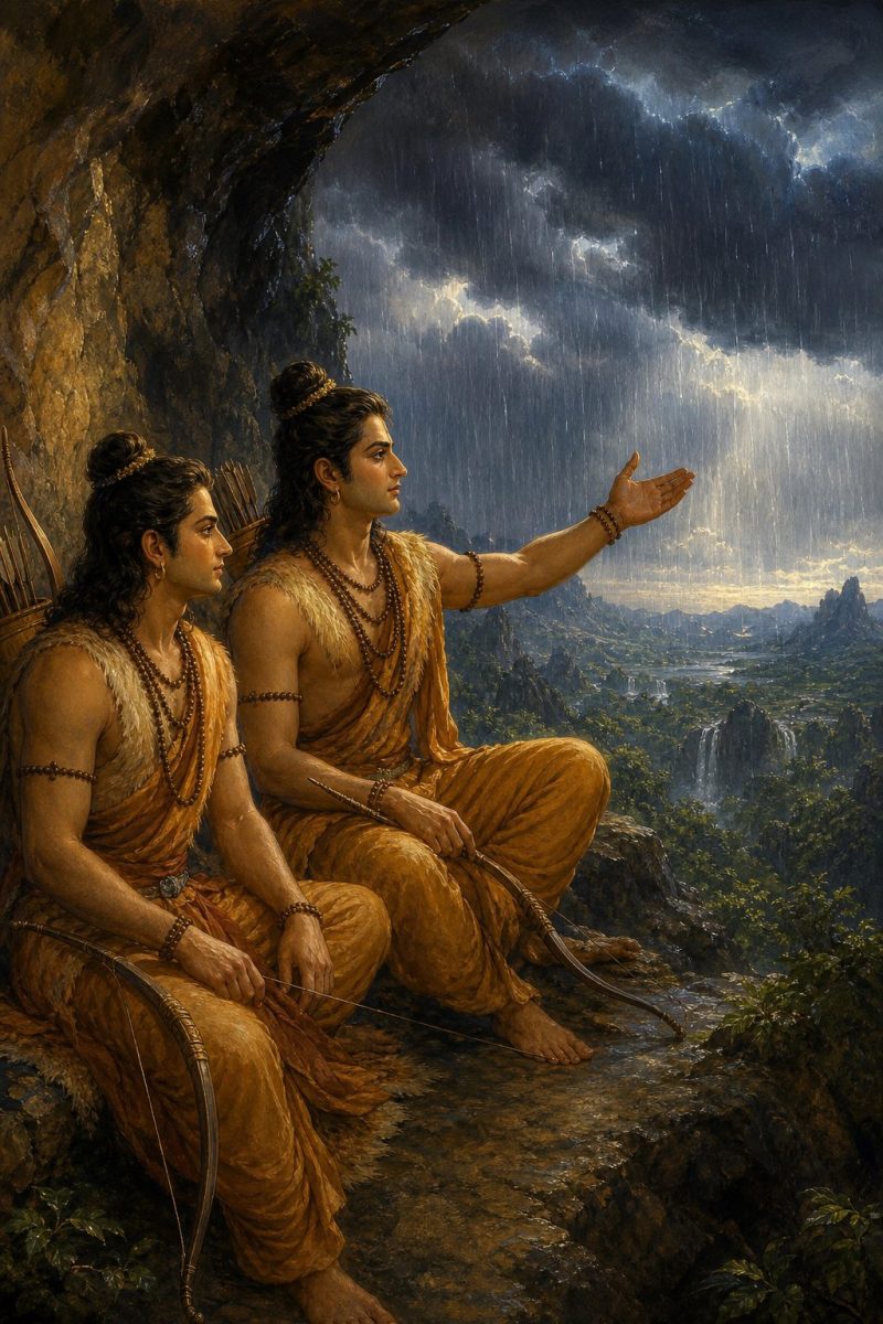 अध्याय 17: वर्षा, सुग्रीव का प्रमाद, सीता-खोज की दिशाएँ