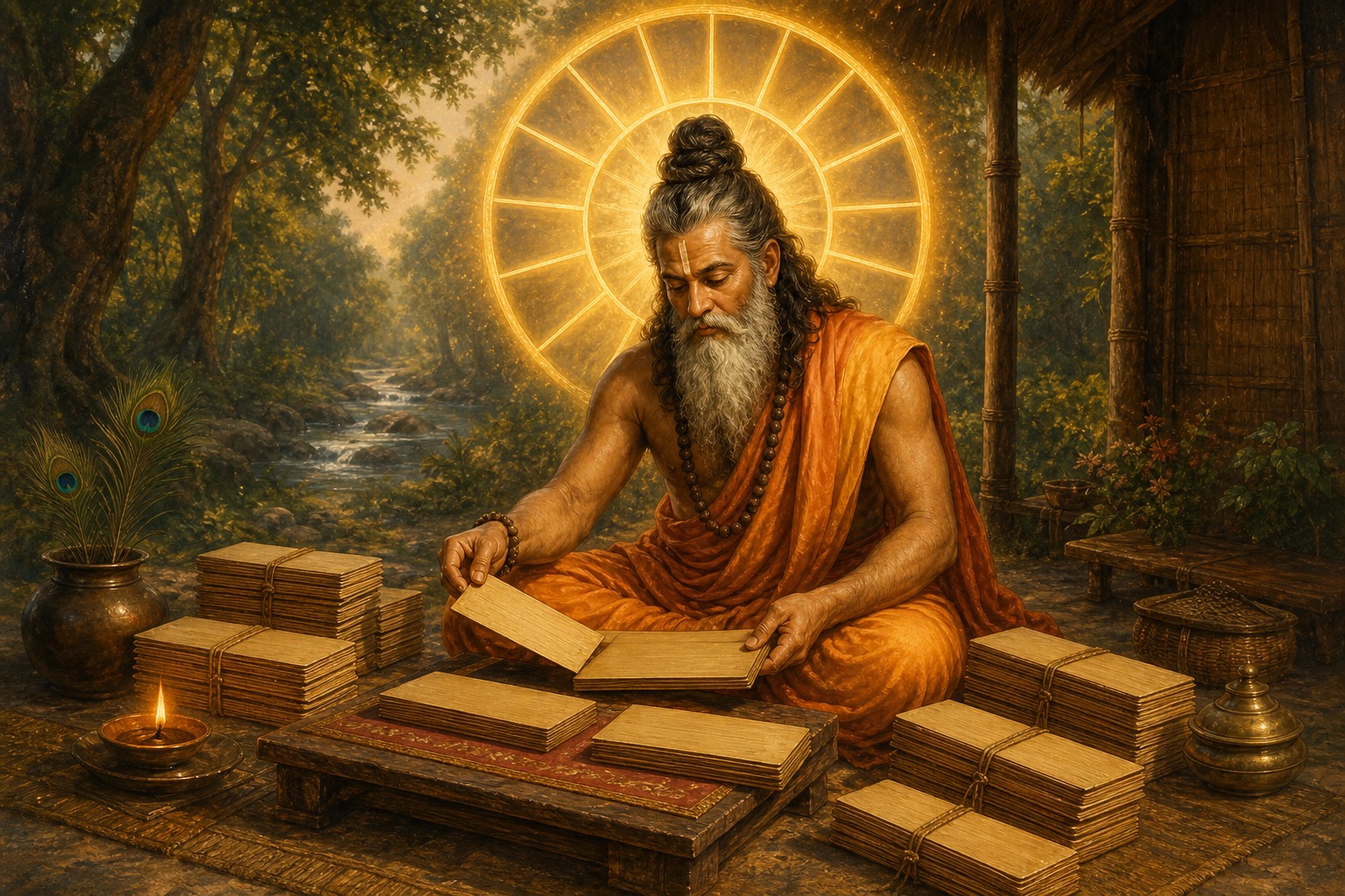 Fourteen Manvantaras, Vyasa, and the eighteen Puranas